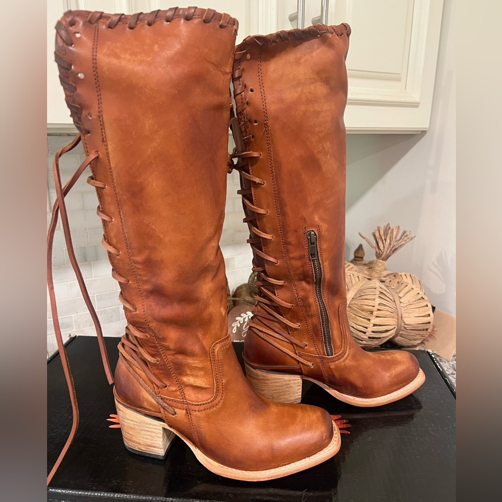 Freebird by Steven DILLON Leather Heeled Boots